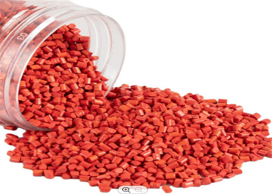 Red Plastic Pellet Calcium Carbonate Masterbatch
