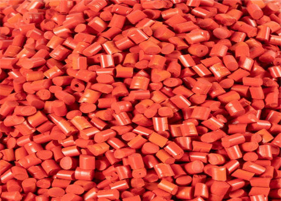 Red Plastic Pellet Calcium Carbonate Masterbatch